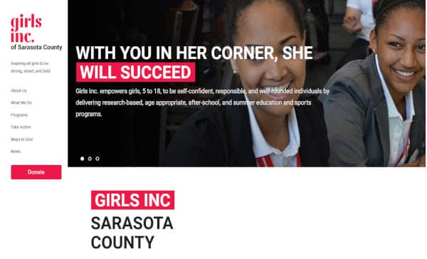 image Girls Inc site