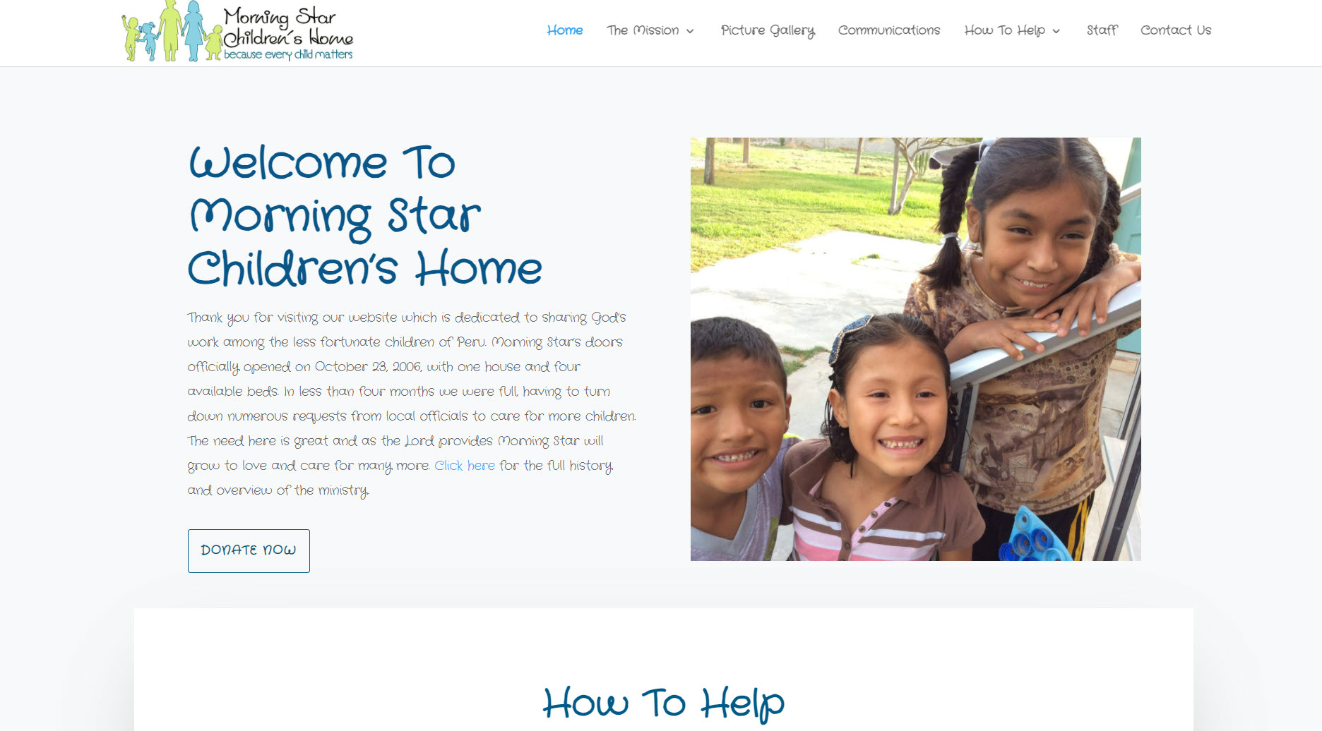 image Morning Star website