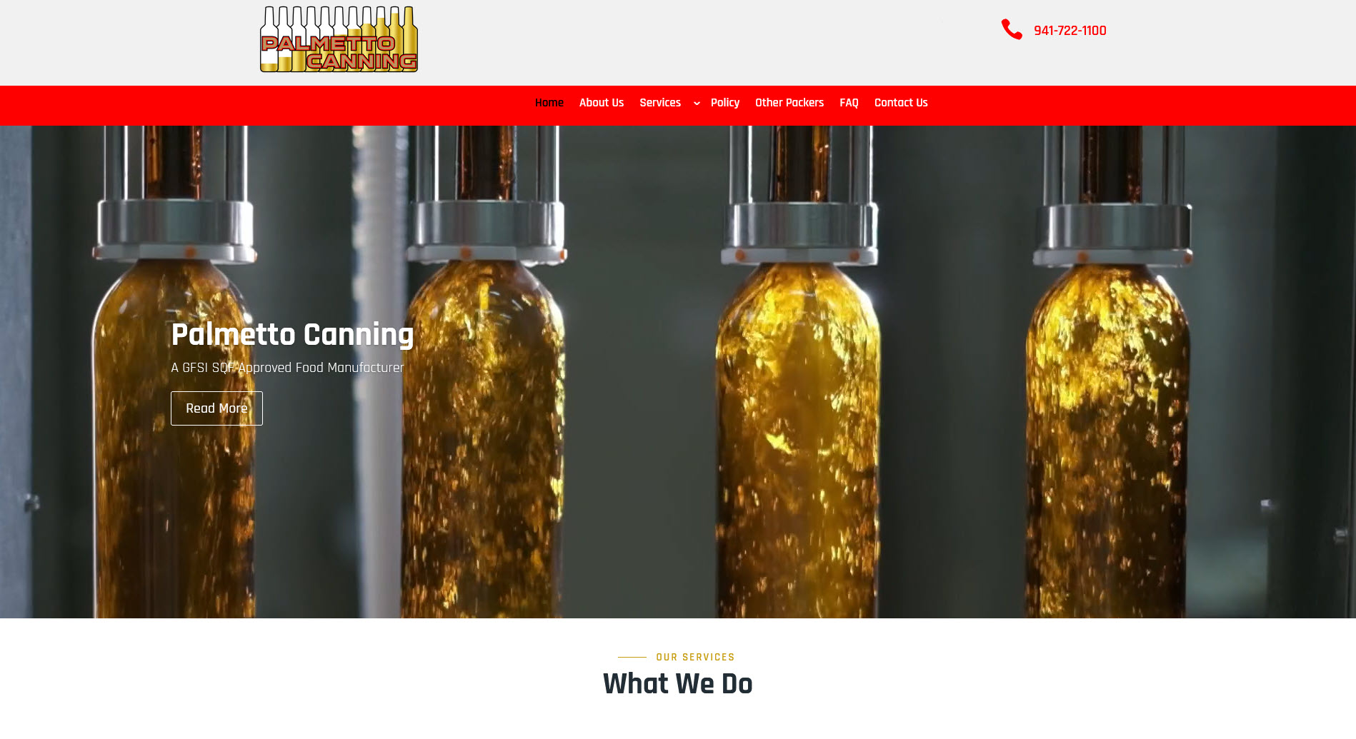 image Palmetto Canning website