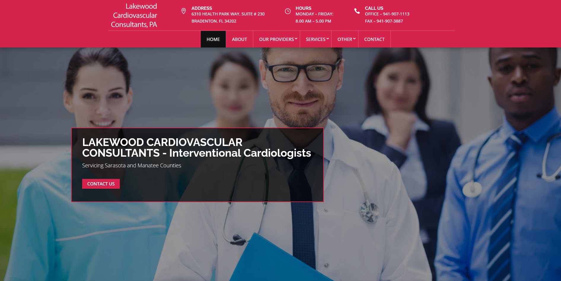 Lakewood Cardiovascular Consultants Website