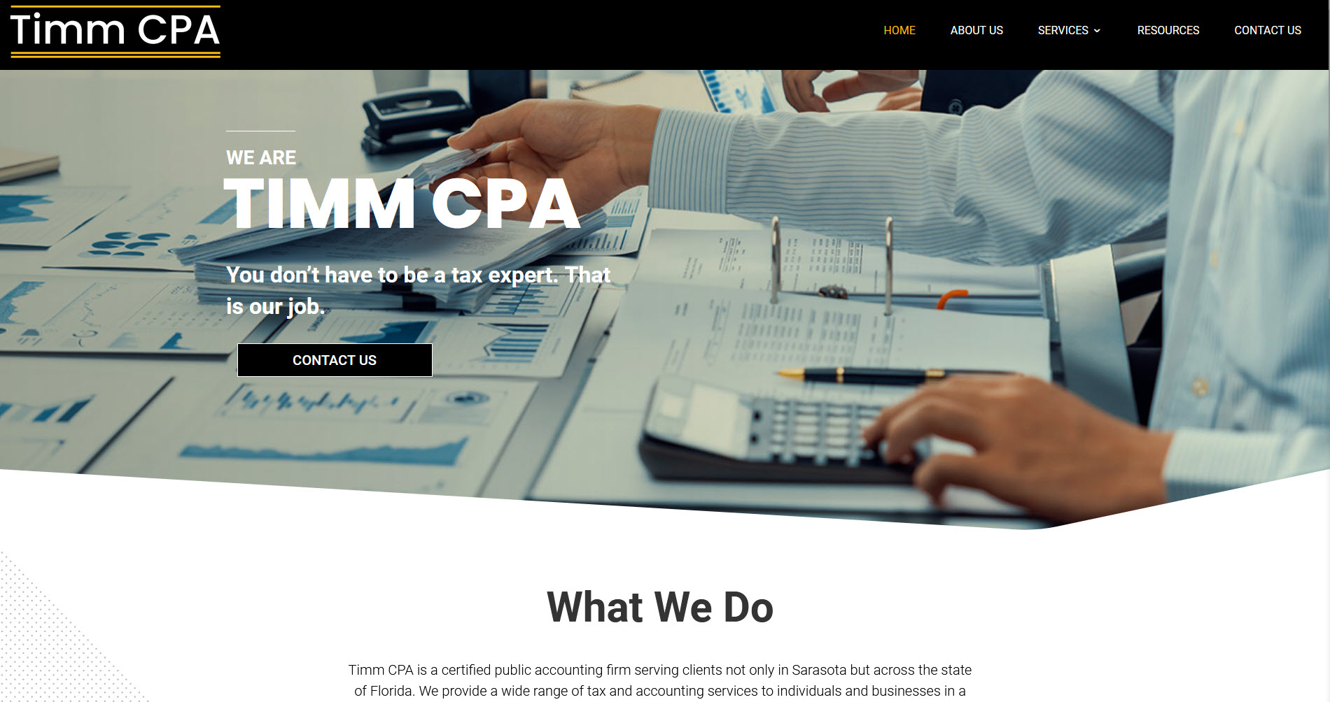 image of Timm and Timm websitte