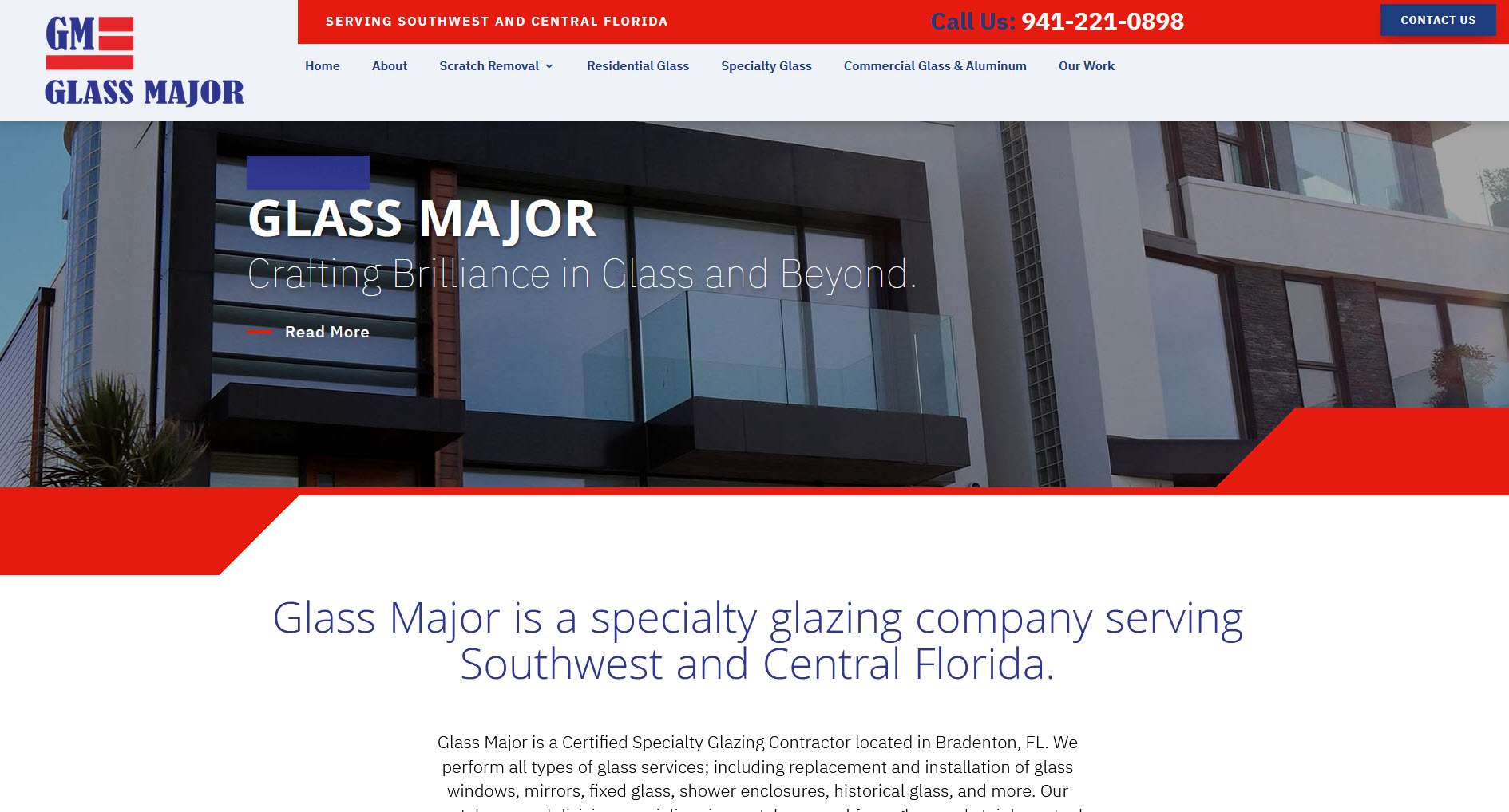 image Glass Major website