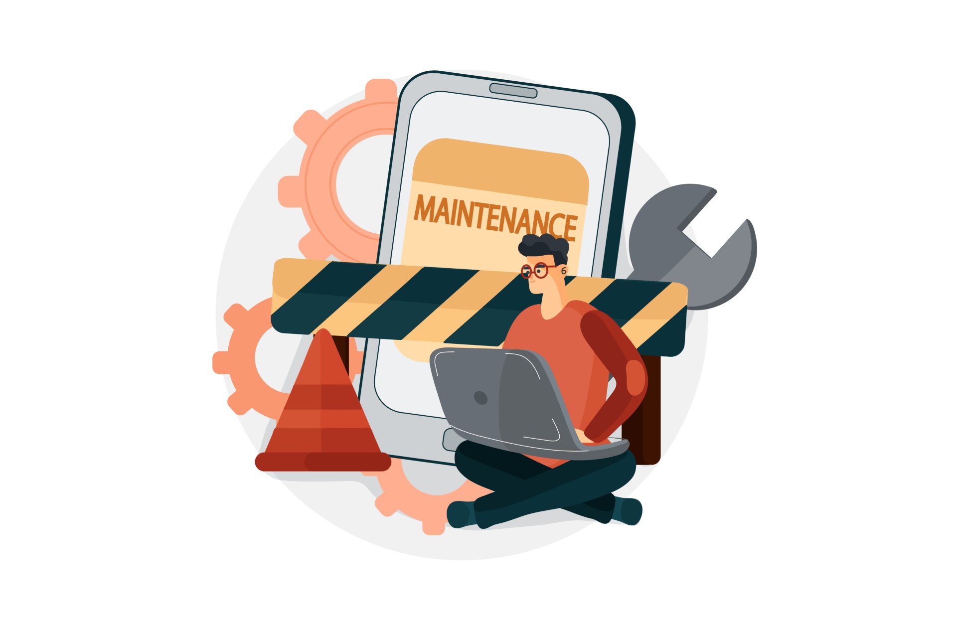 image of website maintenance