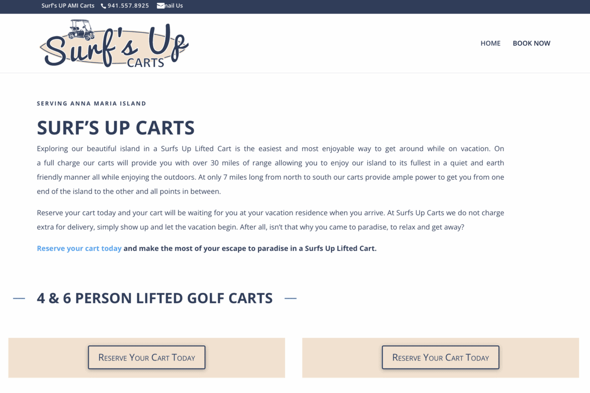 Surf’s Up Carts