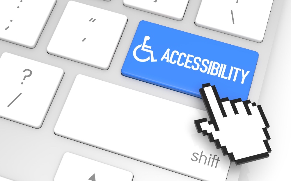 image of accessibility on a keyboard