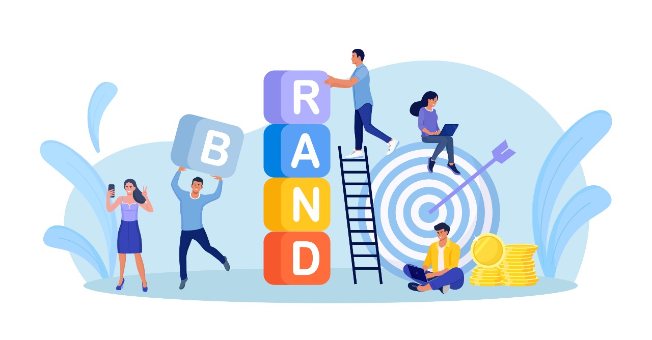 image of people building a brand