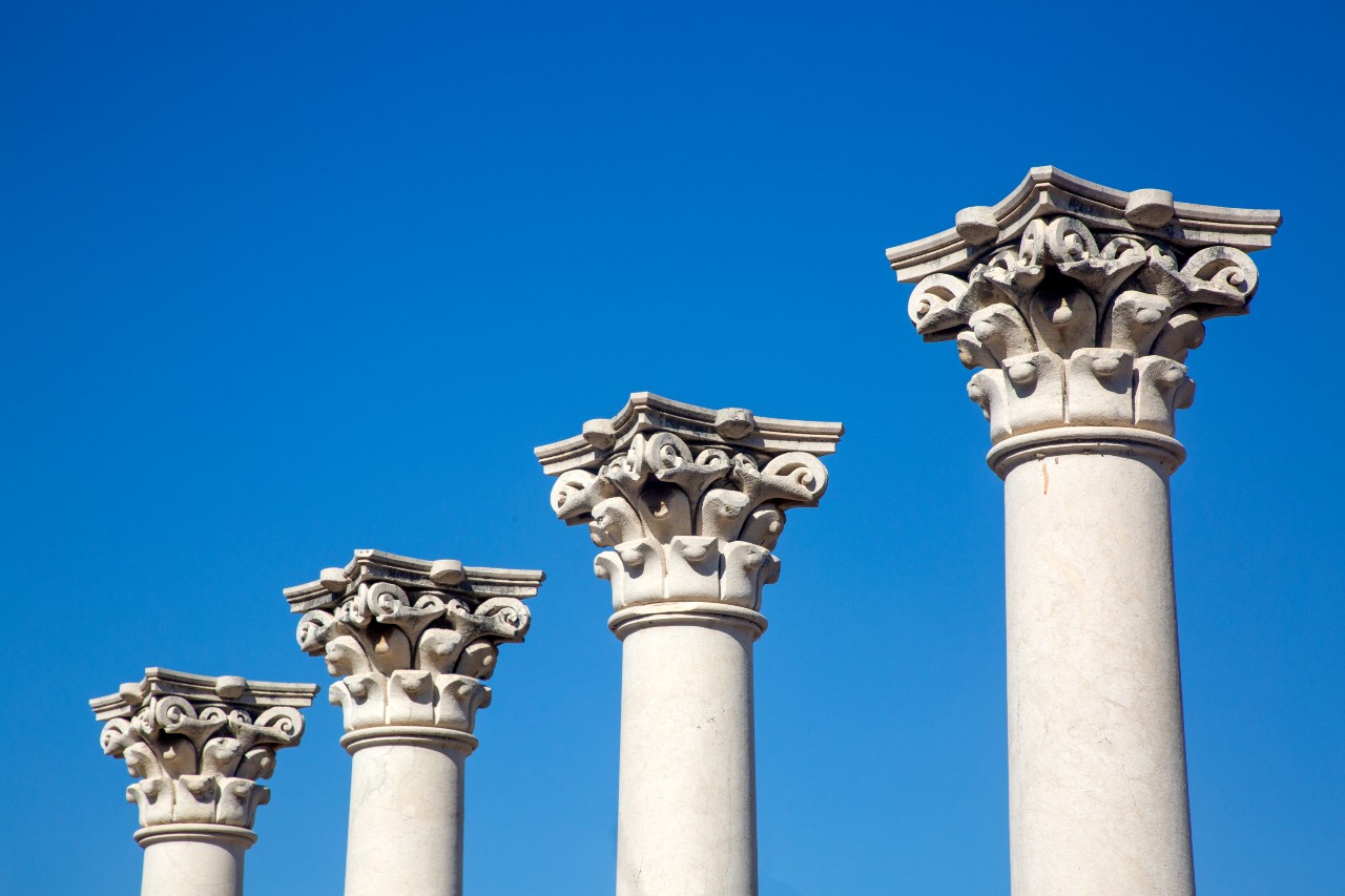 image of ancient pillars