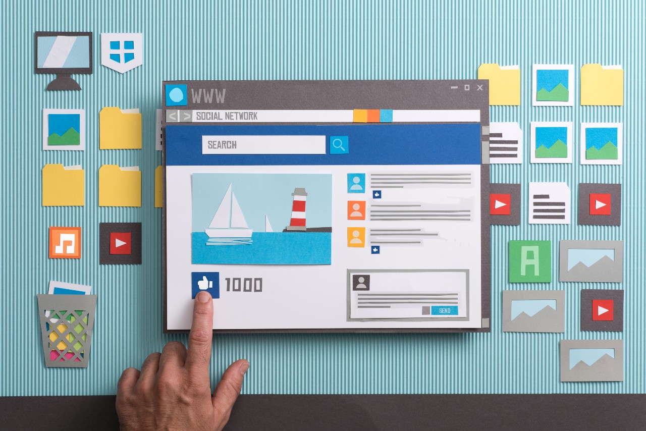 image of web design lay out